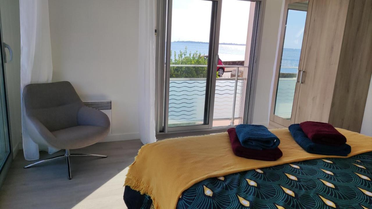 Appartement T3 De 74M2 Tres Lumineux Vue Panoramique Mer Et Plages Concarneau Buitenkant foto